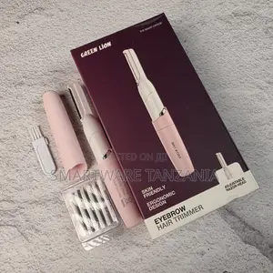Green Lion Eyebrow Hair Trimmer Ergonomic Adjustable Razor Head Pink