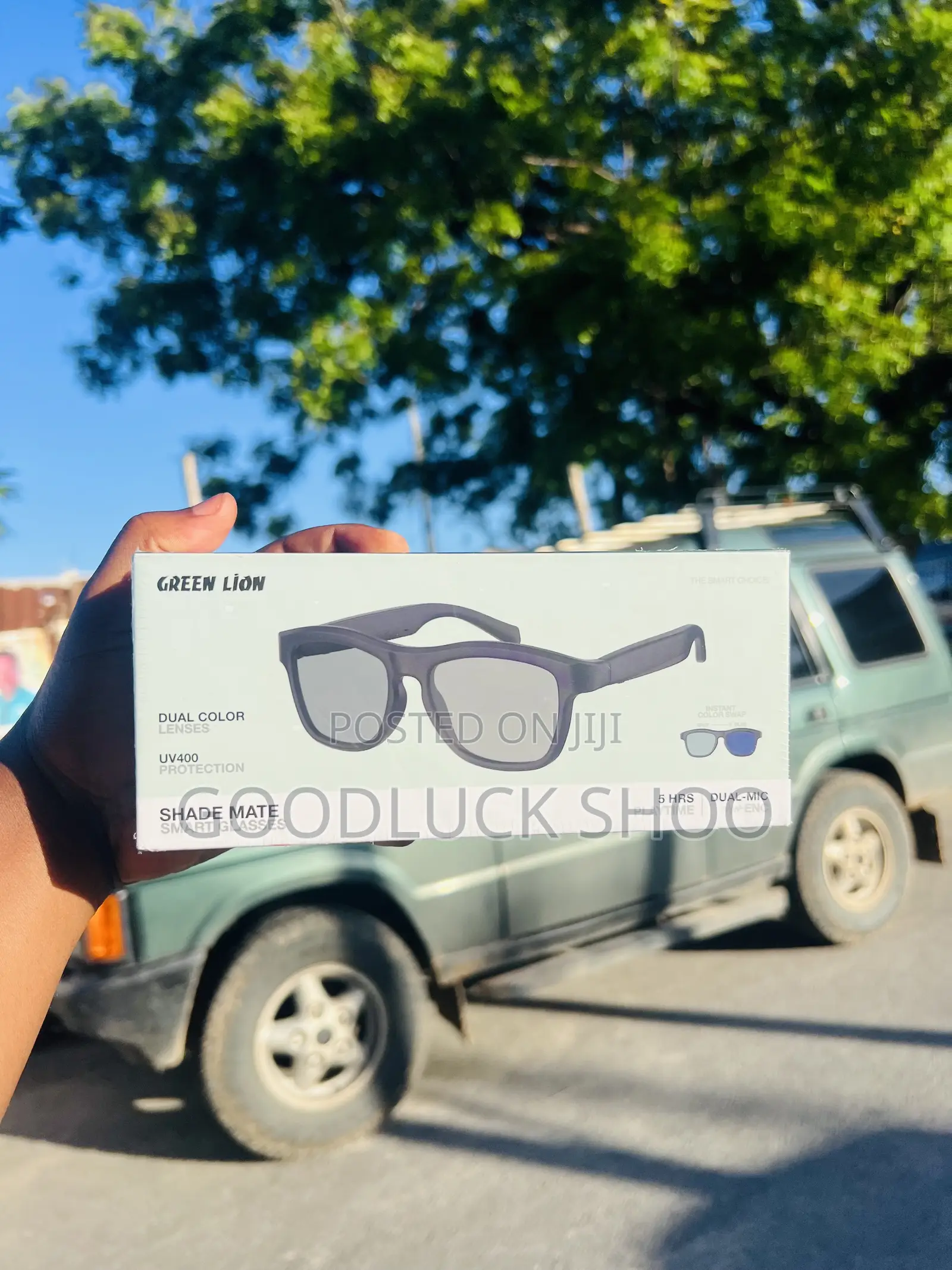 Green Shade Mate Smart Glasses