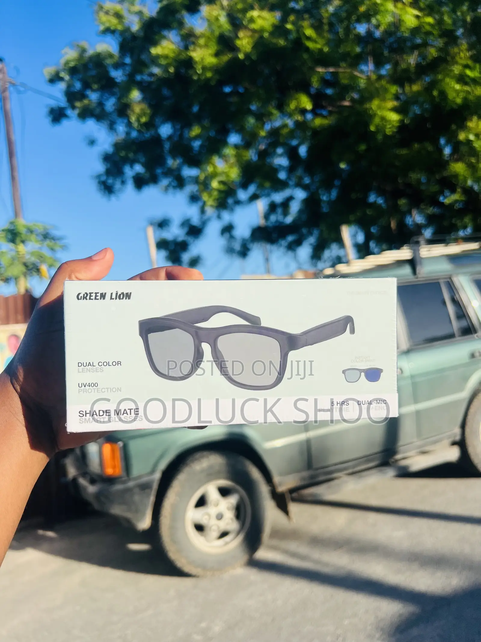 Green Shade Mate Smart Glasses