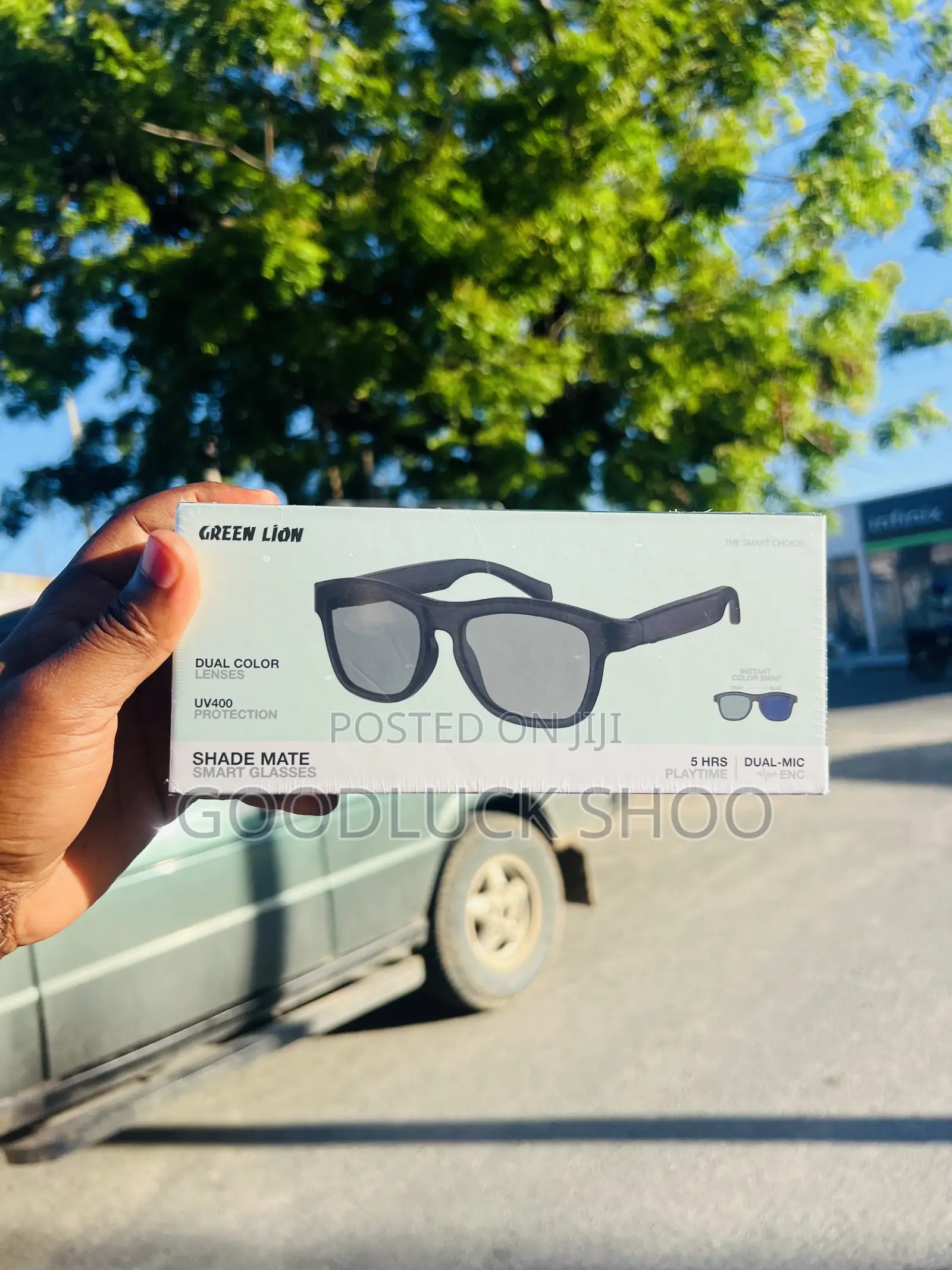 Green Shade Mate Smart Glasses