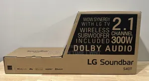 Lg S40t 2.1 Ch.300w Soundbar With Wireless Subwoofer, Tv Synergy