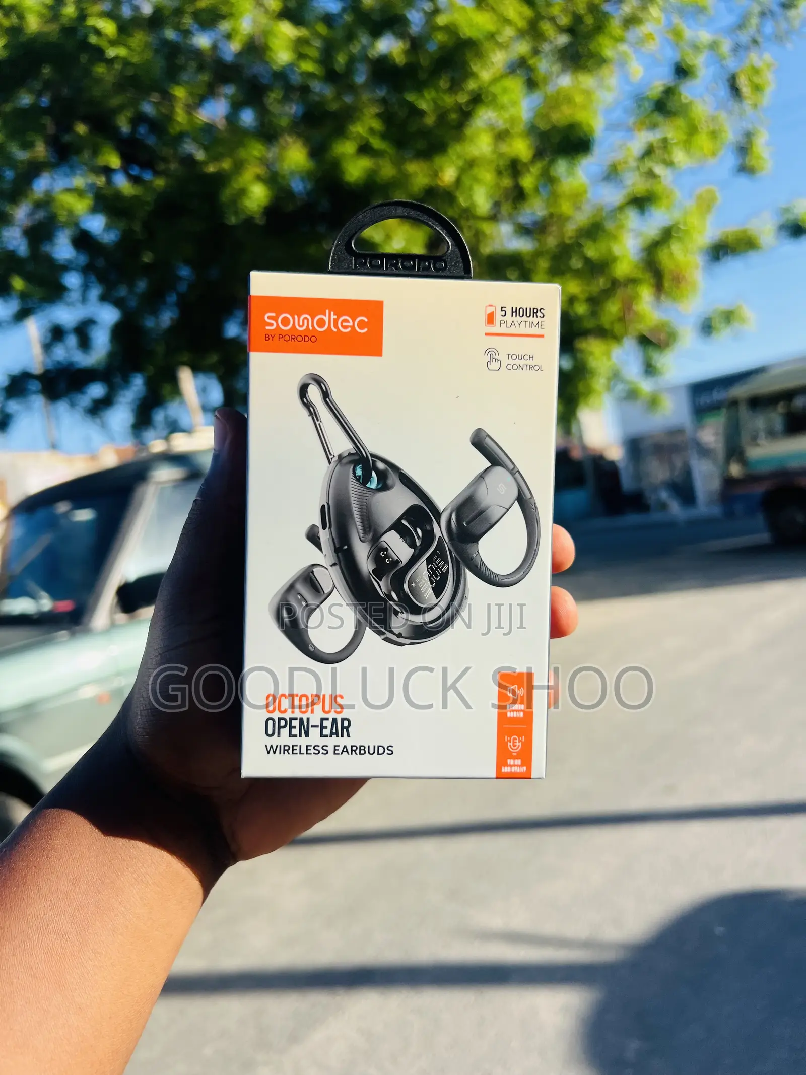 Porodo Octopus Open Ear Wireless Earbuds Noise Cancelling
