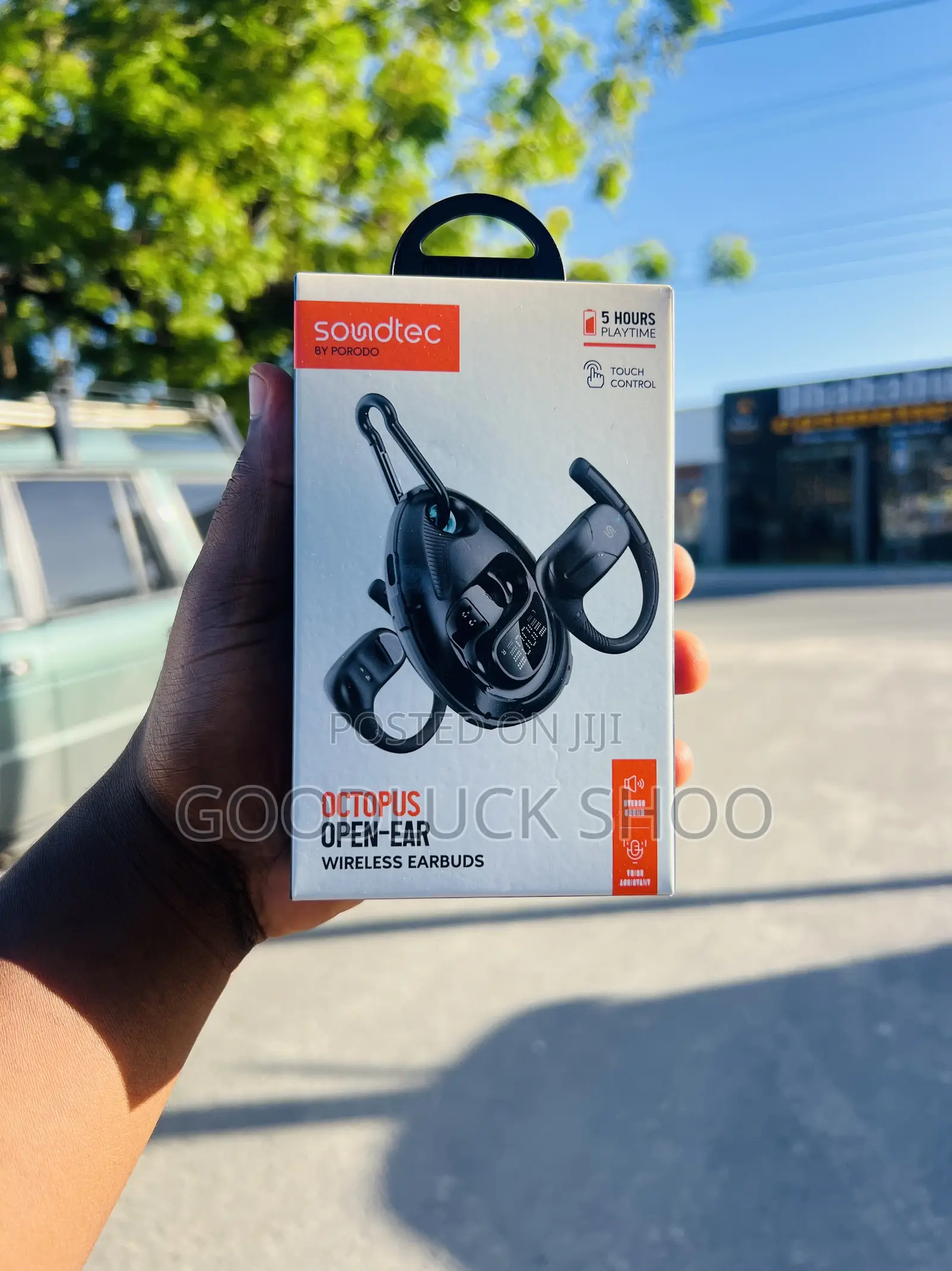Porodo Octopus Open Ear Wireless Earbuds Noise Cancelling