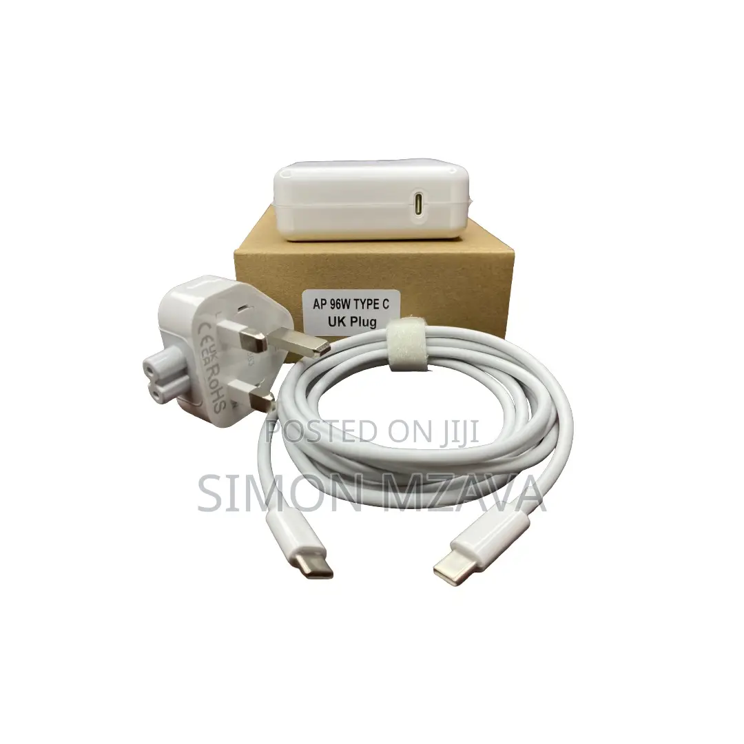96w Type C Adapter + Usb - C Cable, Macbook Pro Charger 15” 14” Inch.