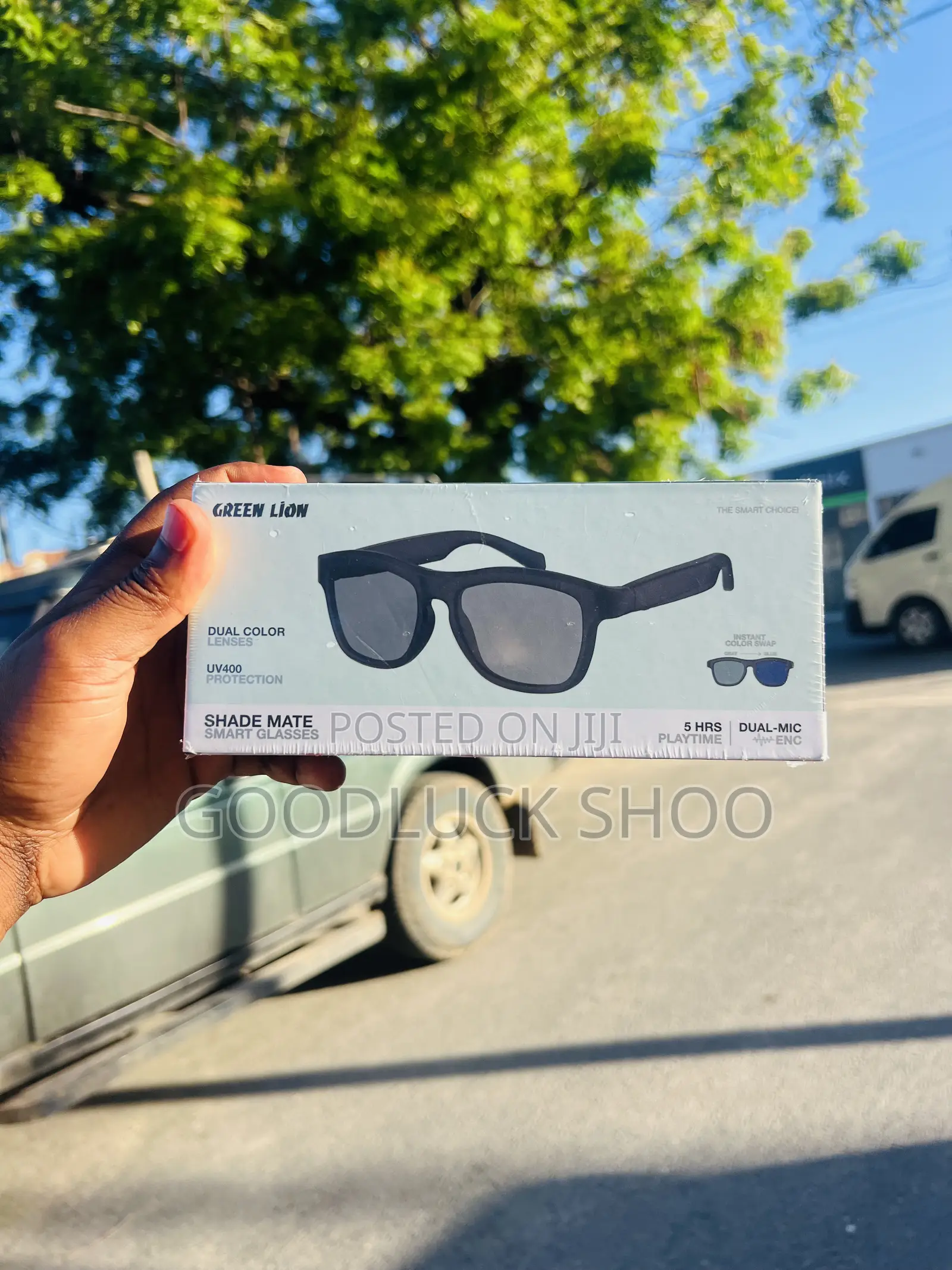 Green Shade Mate Smart Glasses
