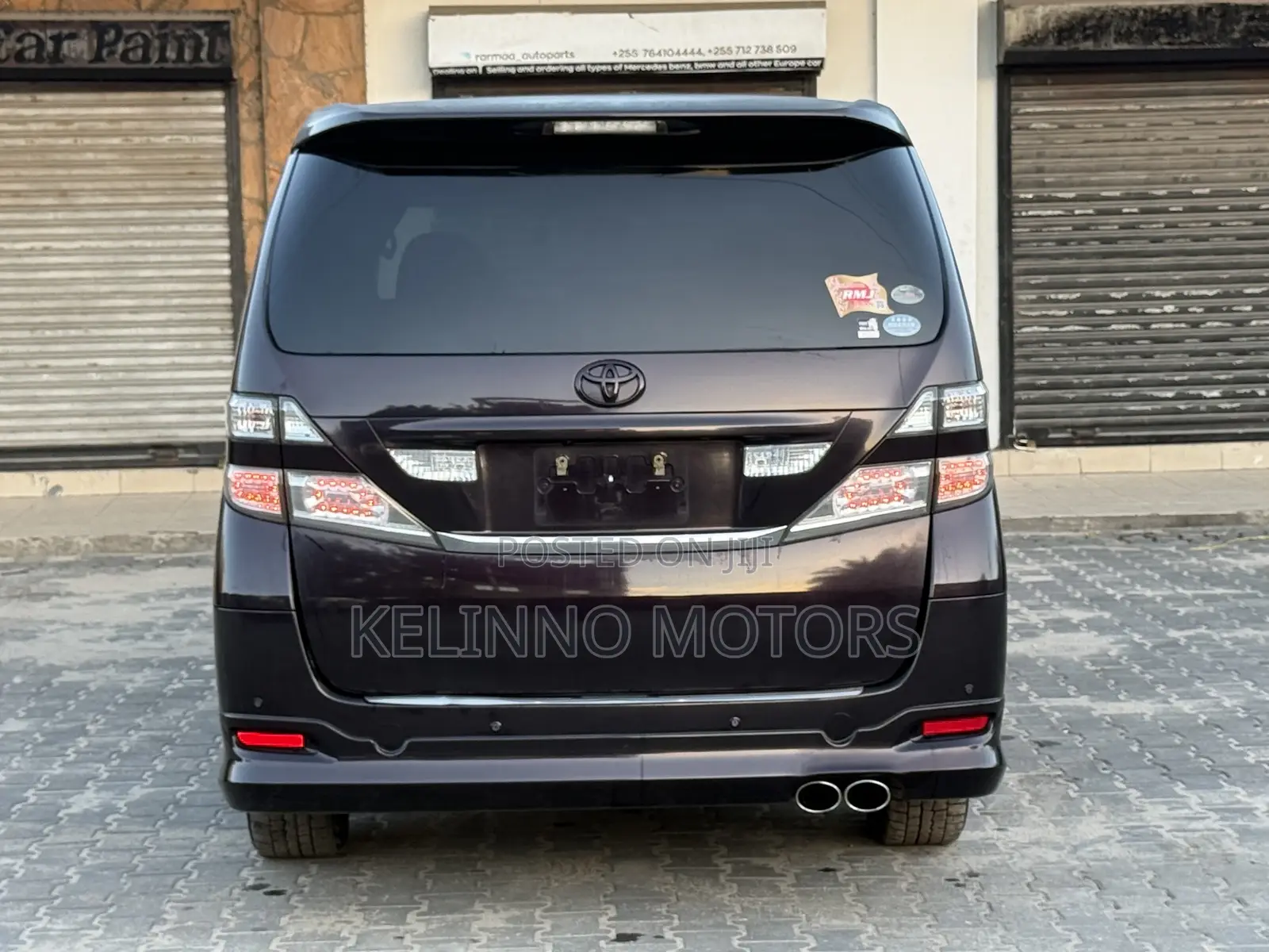 Toyota Vellfire 2008 Maroon