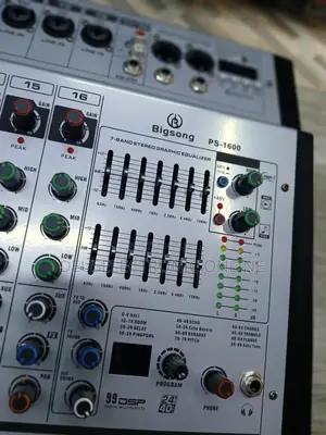 Powered Mixer Bigsong Ps 1600 16 Channels