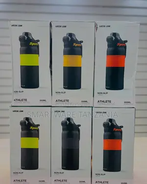 Green Lion Sport Athlete Thermal Bottle 550ml Non-Slip 6-Pack