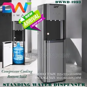 Floor Standing Water Dispenser ,Bottom Loading ,Compressor Cooling