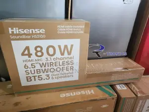 Hisense 3.1 Channel 480w Bluetooth Soundbar With Wireless Subwoofer