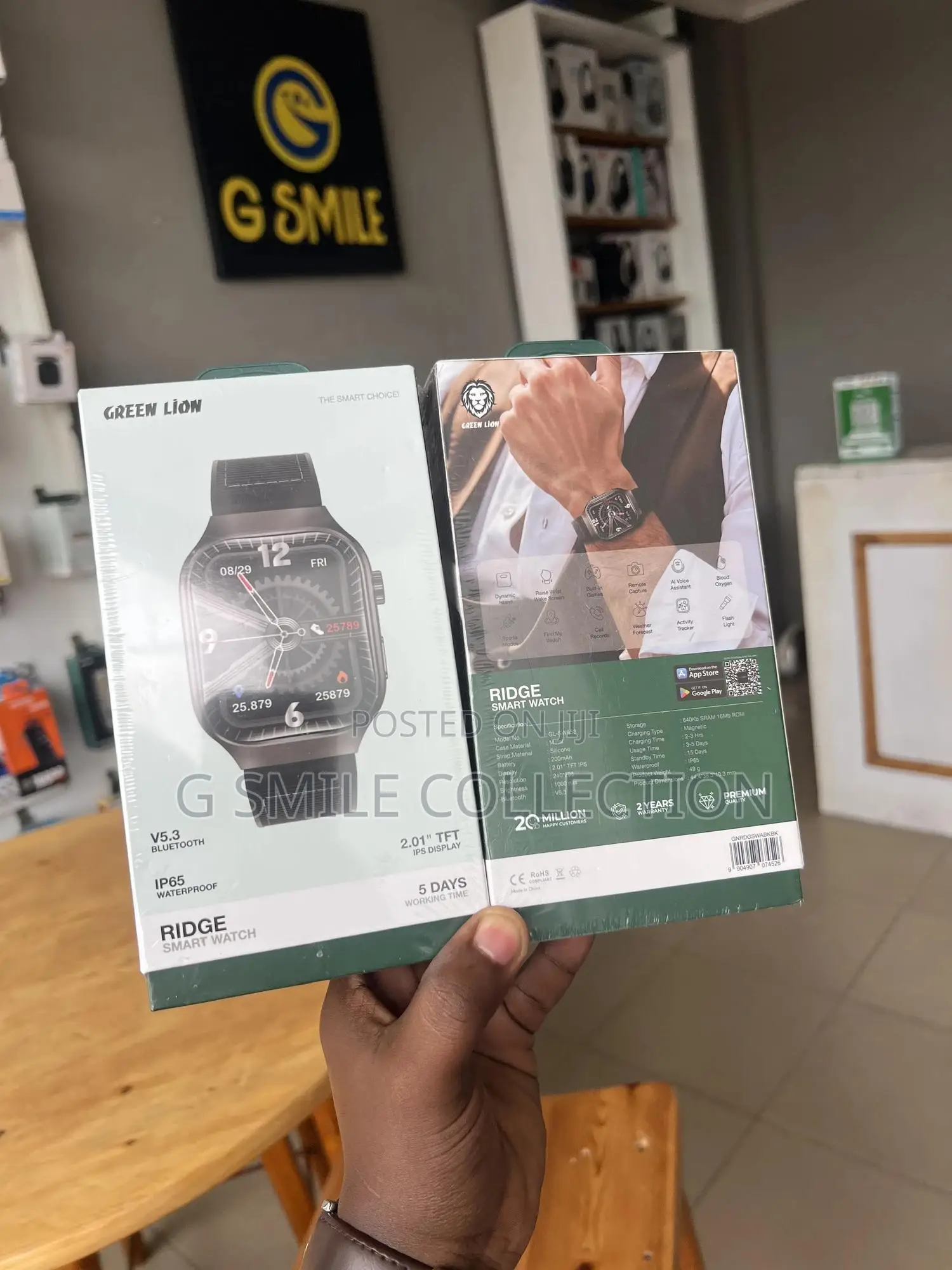Green Lion Ridge Smart Watch