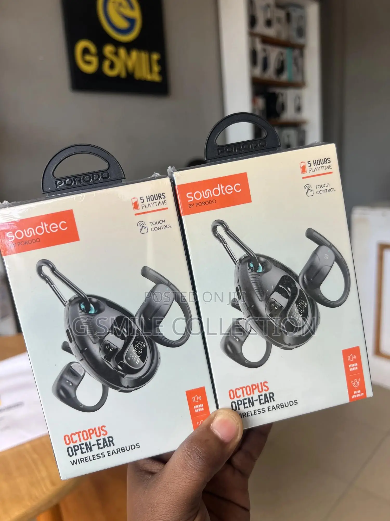 Porodo Soundtec Octopus Open-Ear Wireless Earbuds