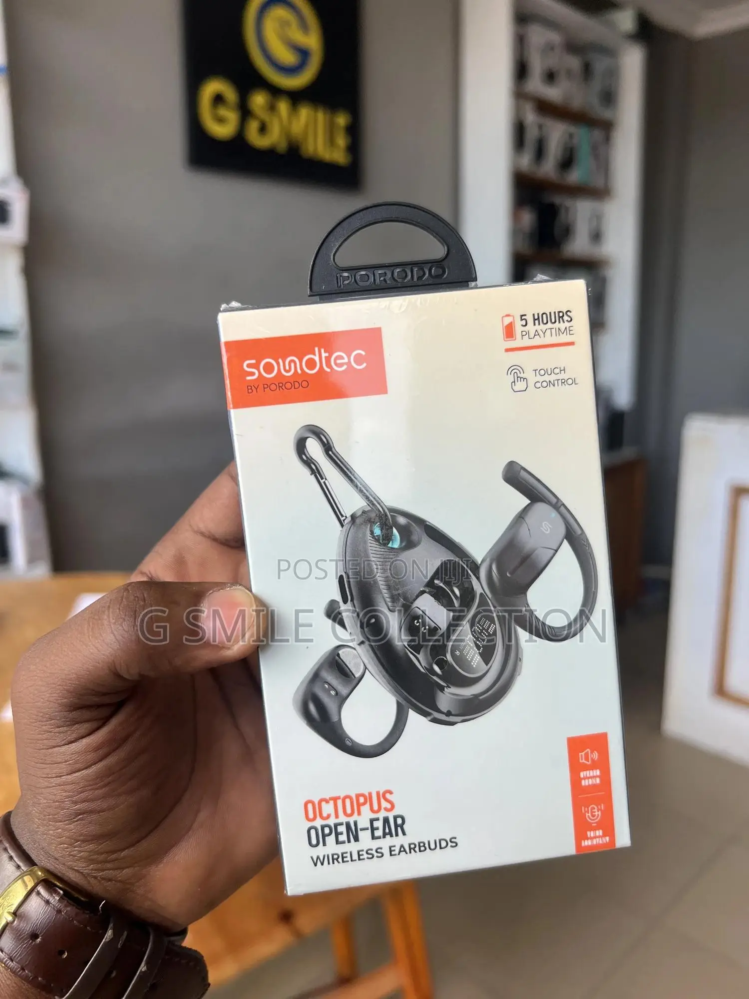 Porodo Soundtec Octopus Open-Ear Wireless Earbuds