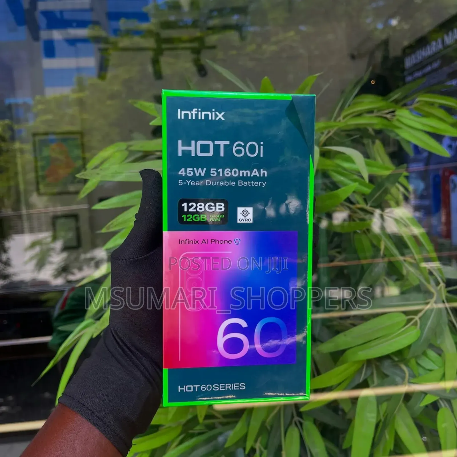 New Infinix Hot 60i 128 GB Black