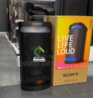 Sony Xp500 Powerful Party Speaker Rechargeable Crystal-Clear Audio