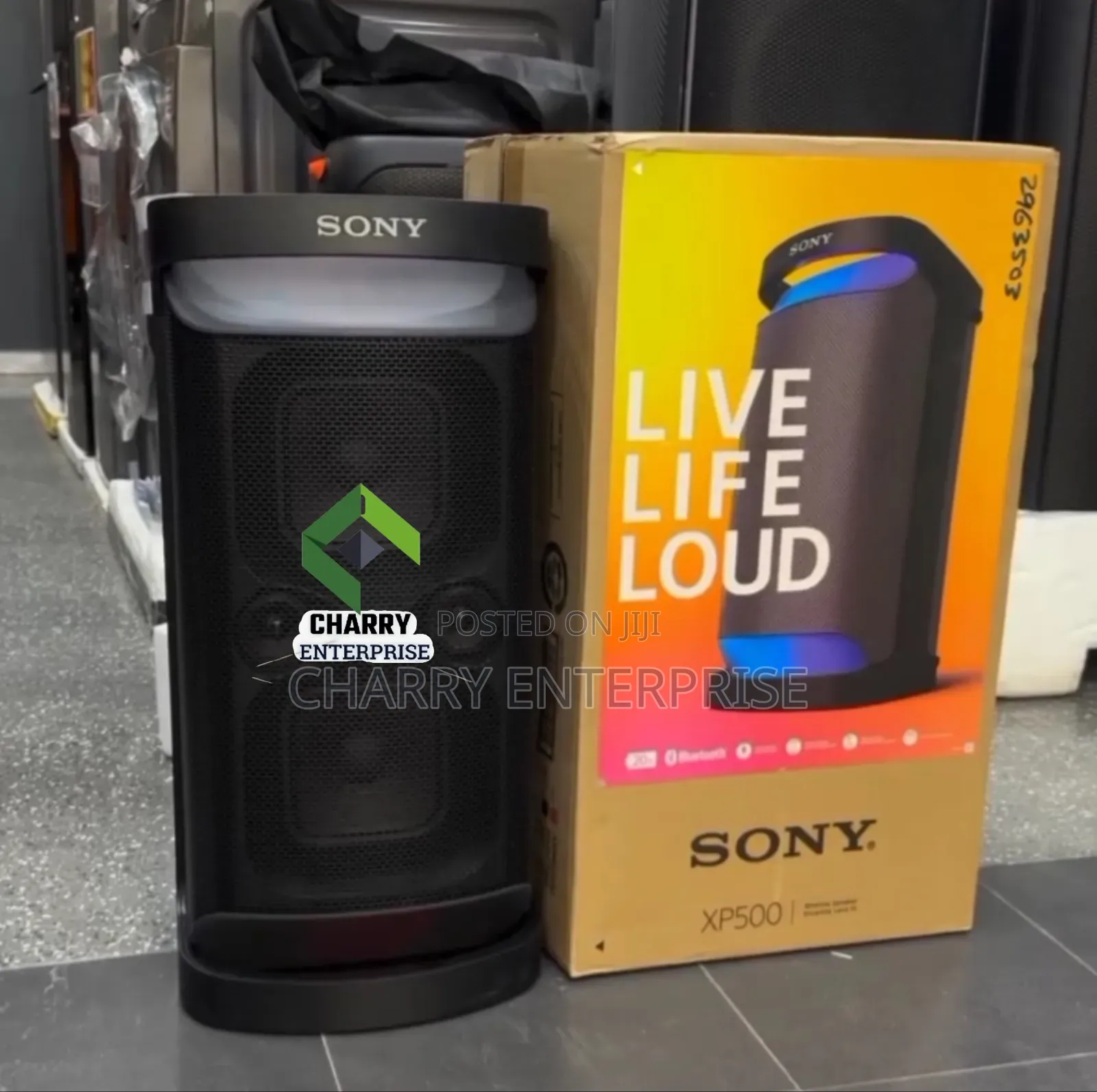 Sony Xp500 Powerful Party Speaker Rechargeable Crystal-Clear Audio