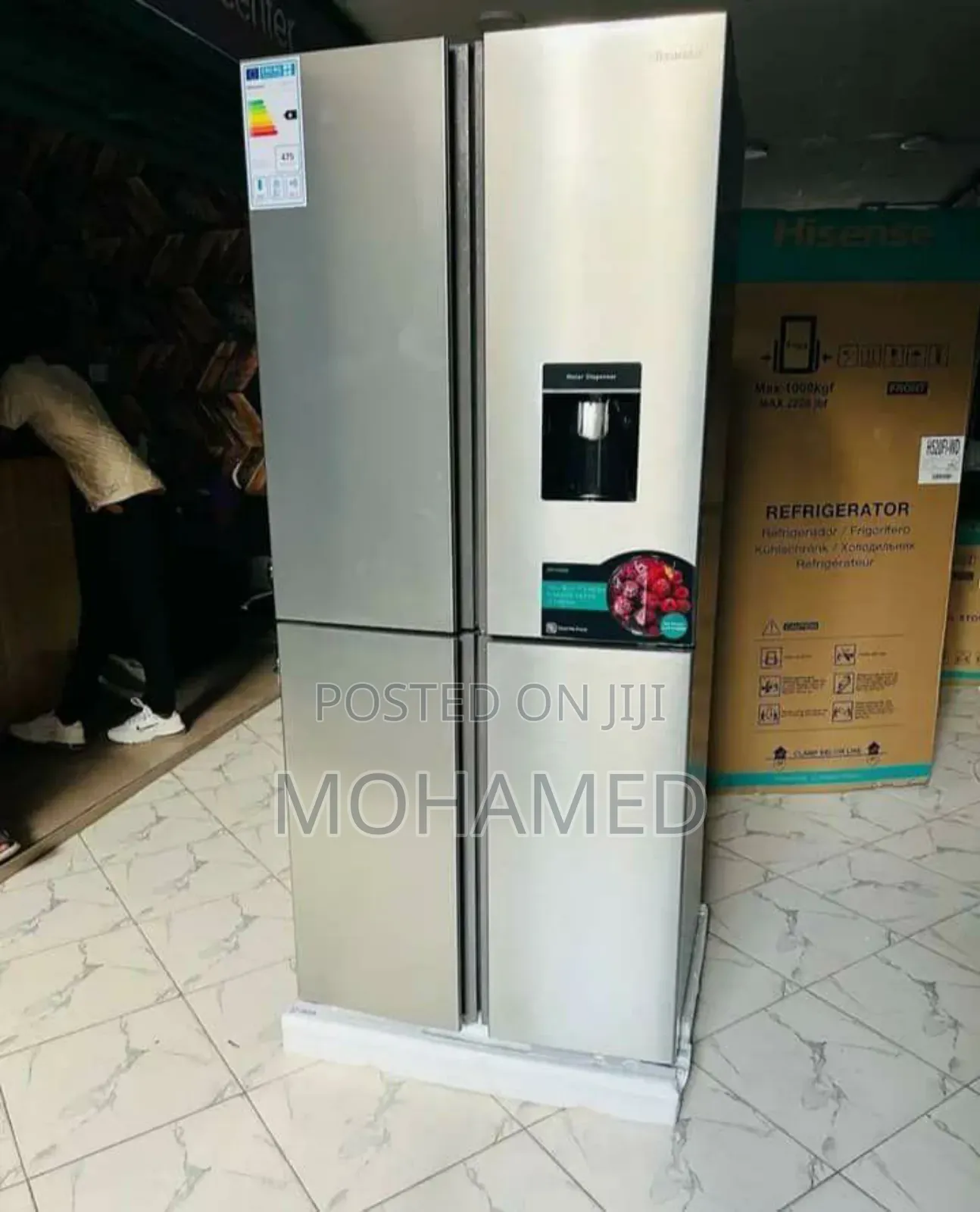 Hisense Fridge H520fi-Wd 393l