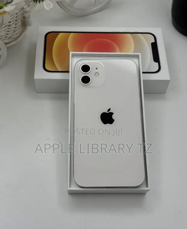 New Apple iPhone 12 64 GB White - Apple library Tz ▷ Price: TSh