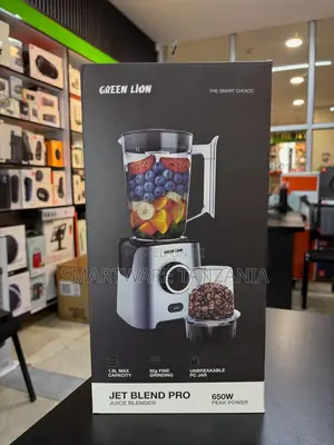 Green Lion Jet Blend Pro 650w Blender 1.8l Grinder Unbreakable Jar