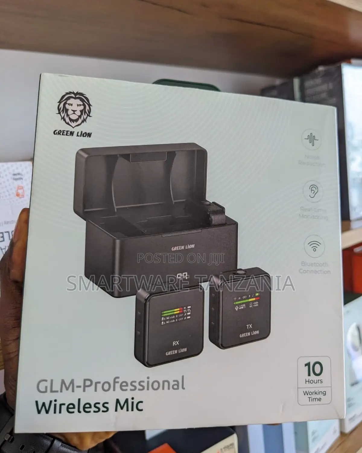Green Lion Wireless Mic Professional Bluetooth 10hr Real-Time