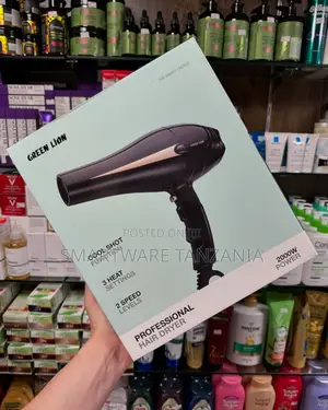 Green Lion Hair Dryer Professional 2000w Cool Shot 2 Speed 3hr