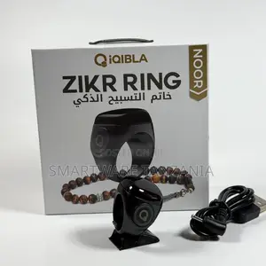 Iqibla Zikr Counter Ring - Waterproof Smart Tasbih With Display