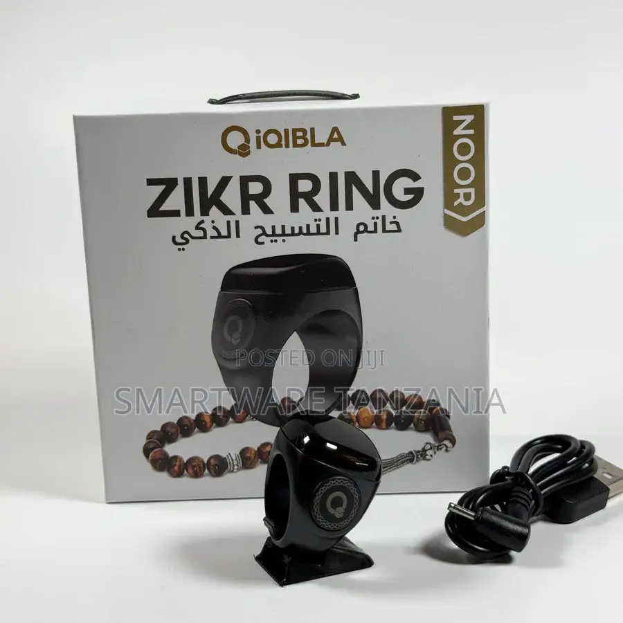Iqibla Zikr Counter Ring - Waterproof Smart Tasbih With Display