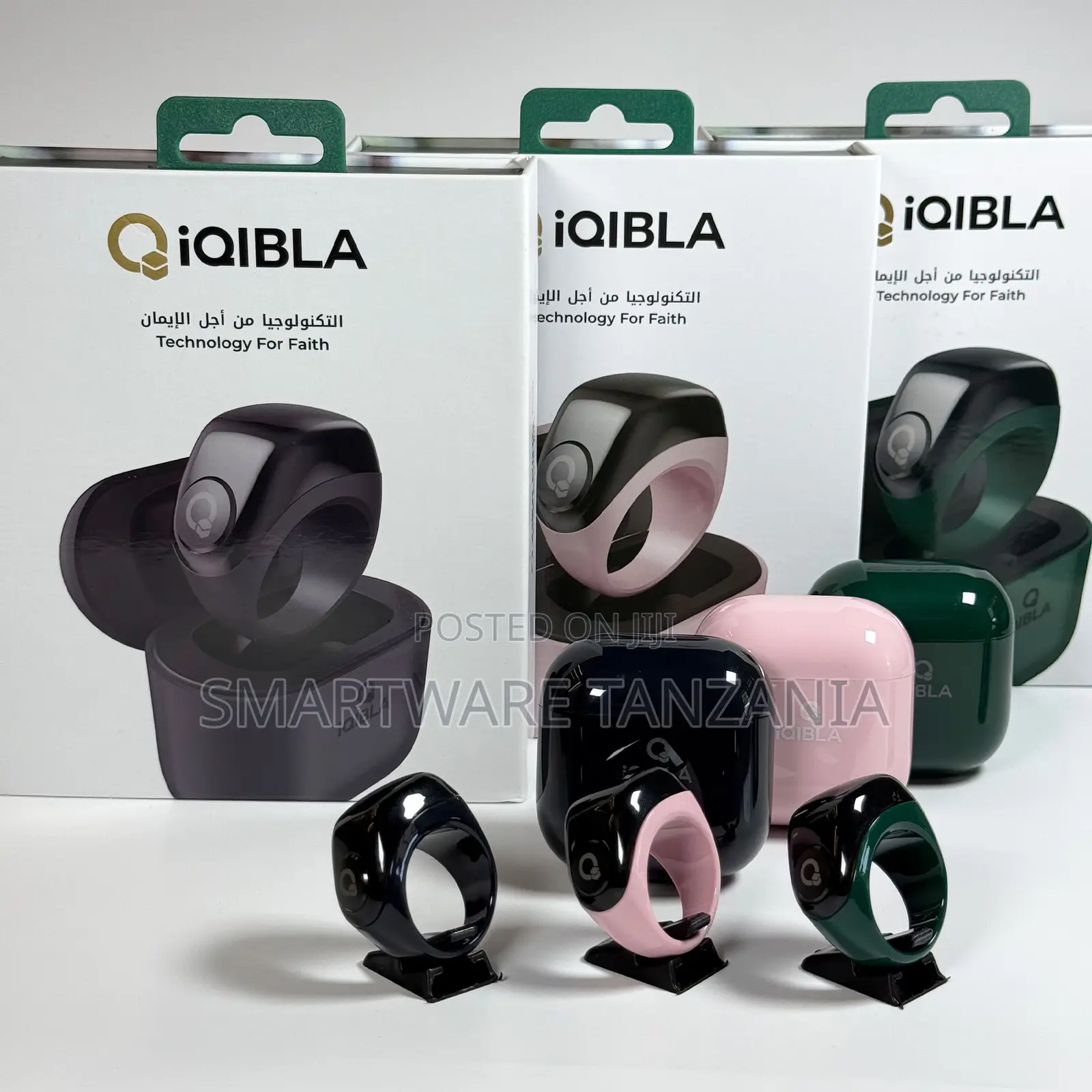 Waterproof Zikr Ring by Iqibla - Smart Tasbih With Prayer Reminders