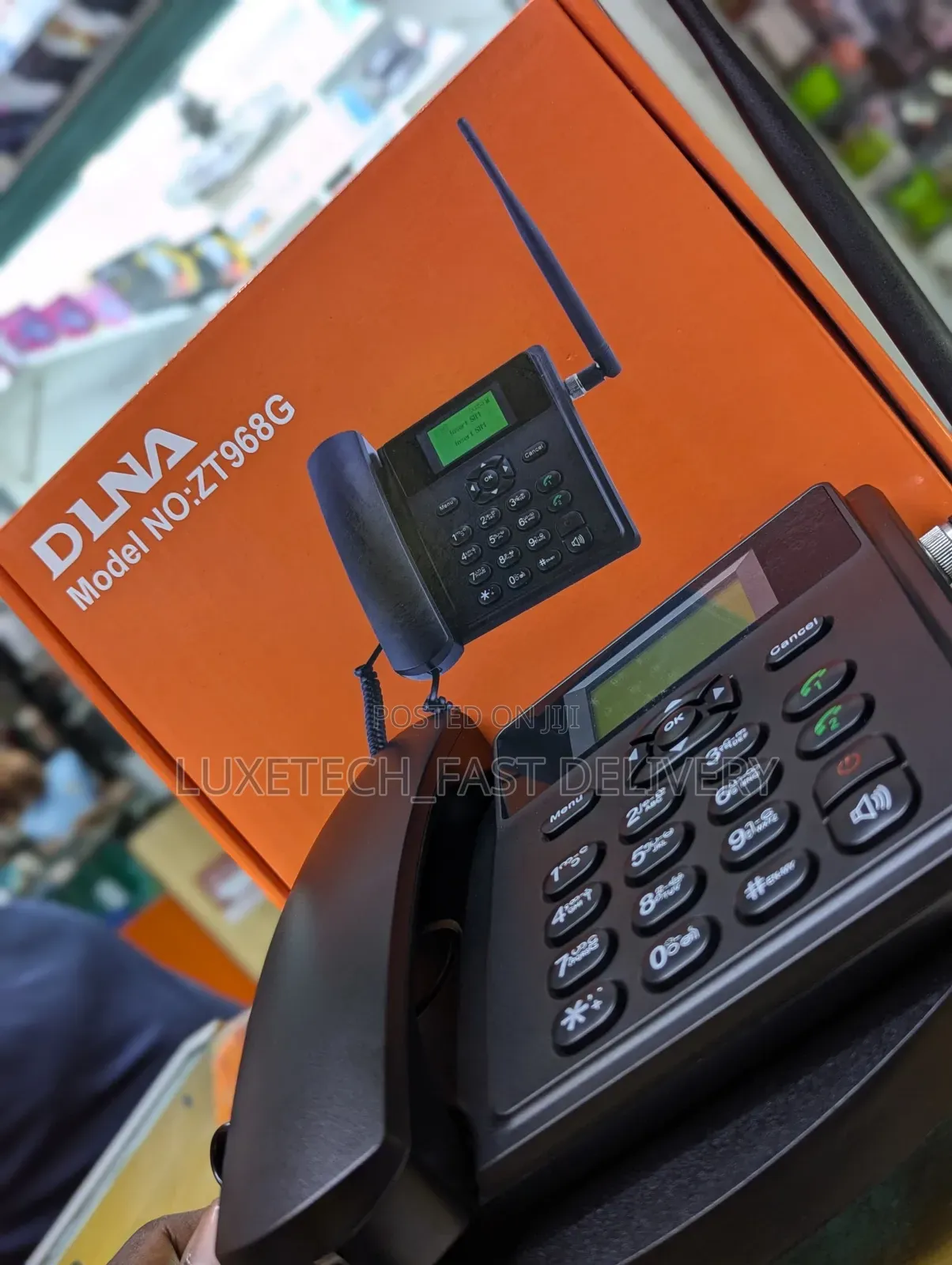 Dlna Zt968g GSM Fixed Wireless Phone (Double Sim-Card)- Simu Ya Mezani