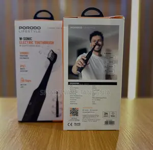 Porodo W-sonic Electric Toothbrush 120000 Vpm Ipx7 50 Days Battery