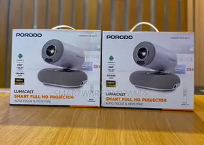 Porodo Lumacast Smart Full Hd Projector 230 Ansi 1080p Android 13