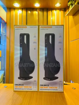 Porodo Coolbreeze 70w Smart Tower Fan Aromatherapy Air Purification