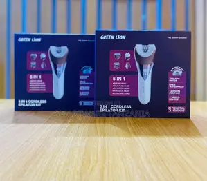 Green Lion 5-in-1 Cordless Epilator 6400 Rpm Ipx6 120 Min 2 Speed