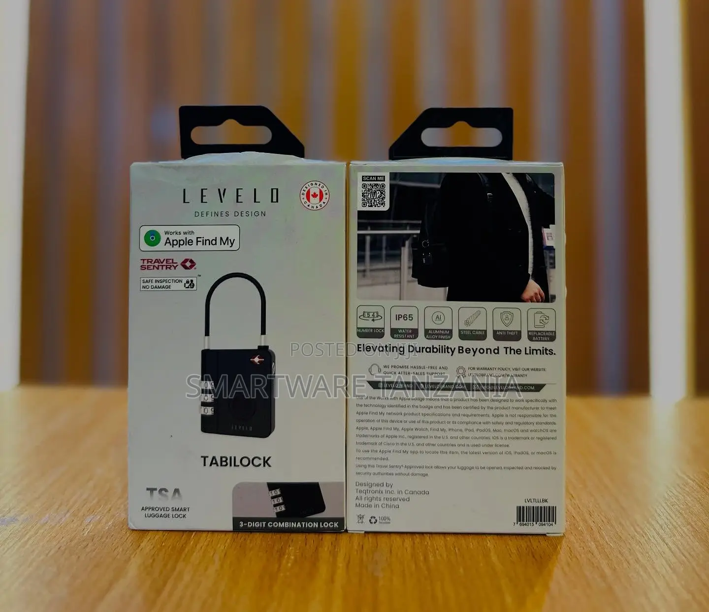 Level0 Tsa Approved Luggage Lock Apple Find My 3-Digit Combination
