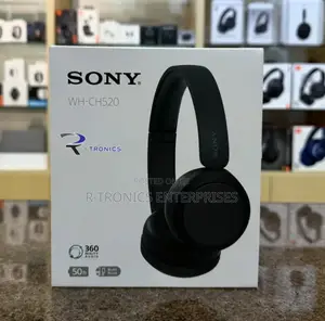 Sony Wh-Ch520 Wireless on-Ear Bluetooth Headphones With Microphone