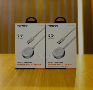 Porodo Magnetic Watch Charger Braided Cable Fast Charging Accessory