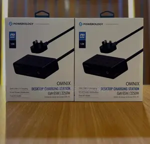 Powerology Omnix Desktop Charging Station 65w Gan Technology