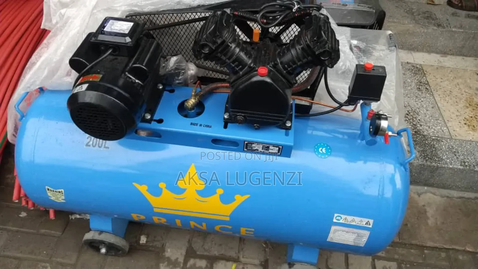 Electrical Air Compresor 200lt Brand New