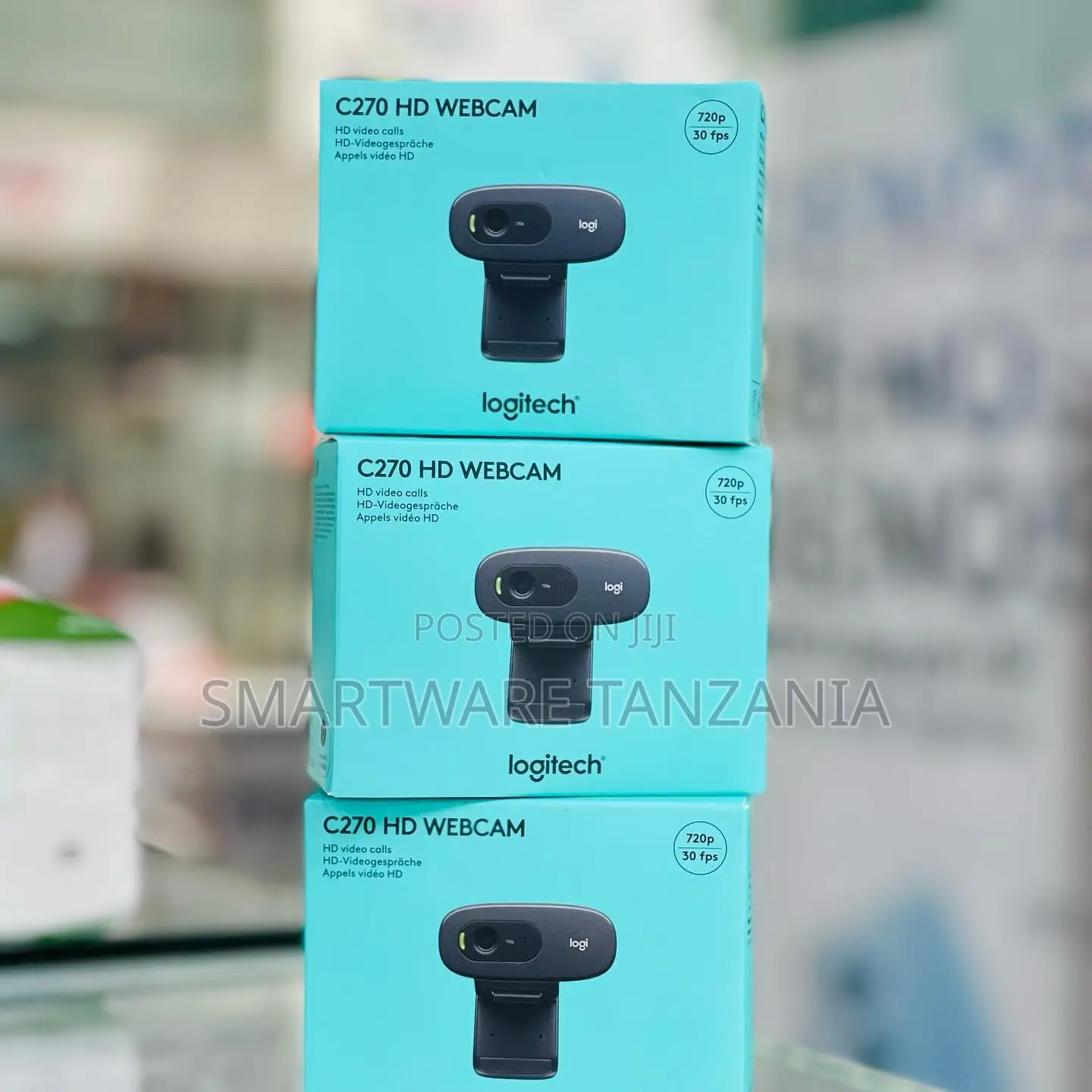 Logitech C270 Hd Webcam 720p 30fps for Video Calls