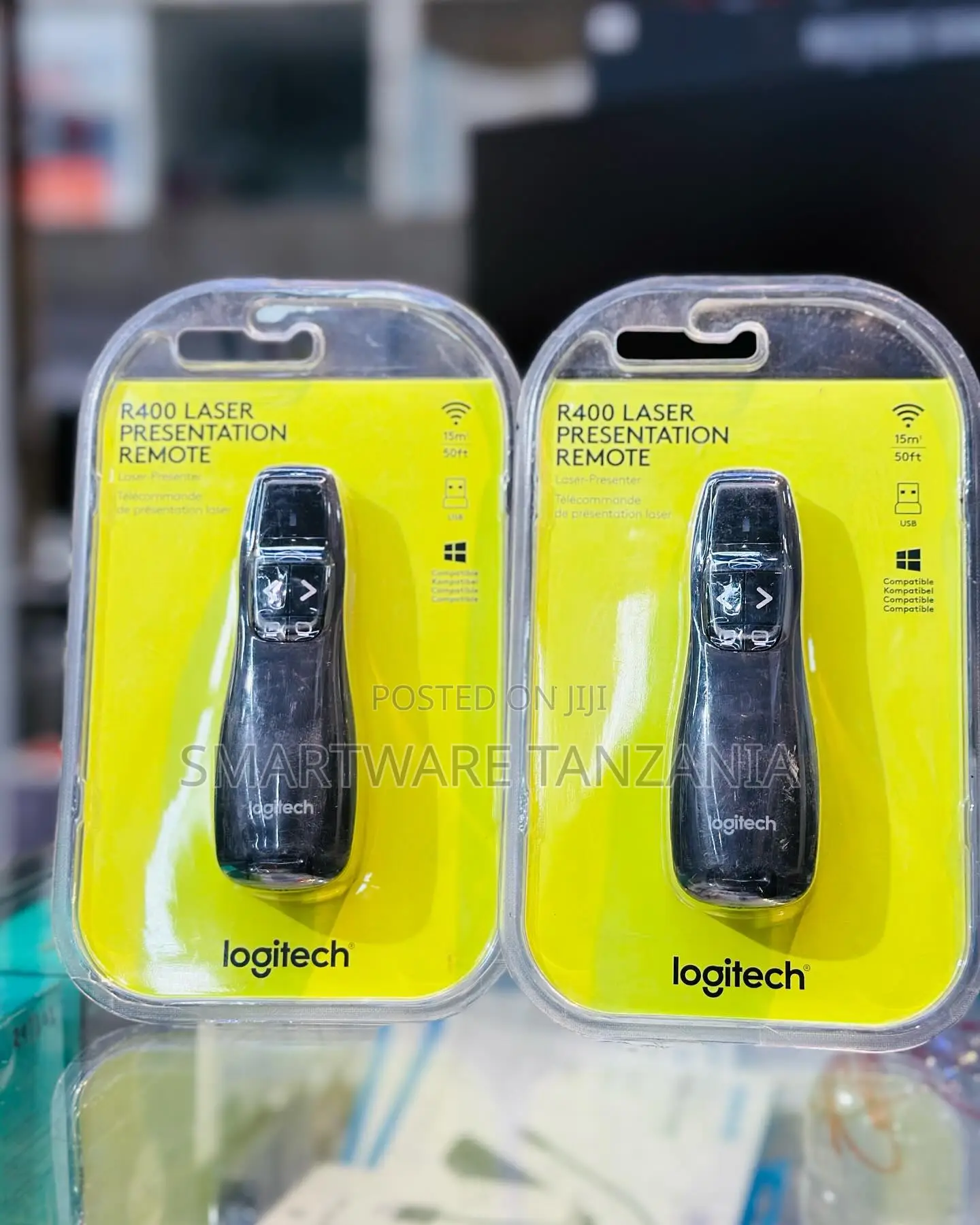 Logitech R400 Laser Presentation Remote 15m Range Usb Receiver