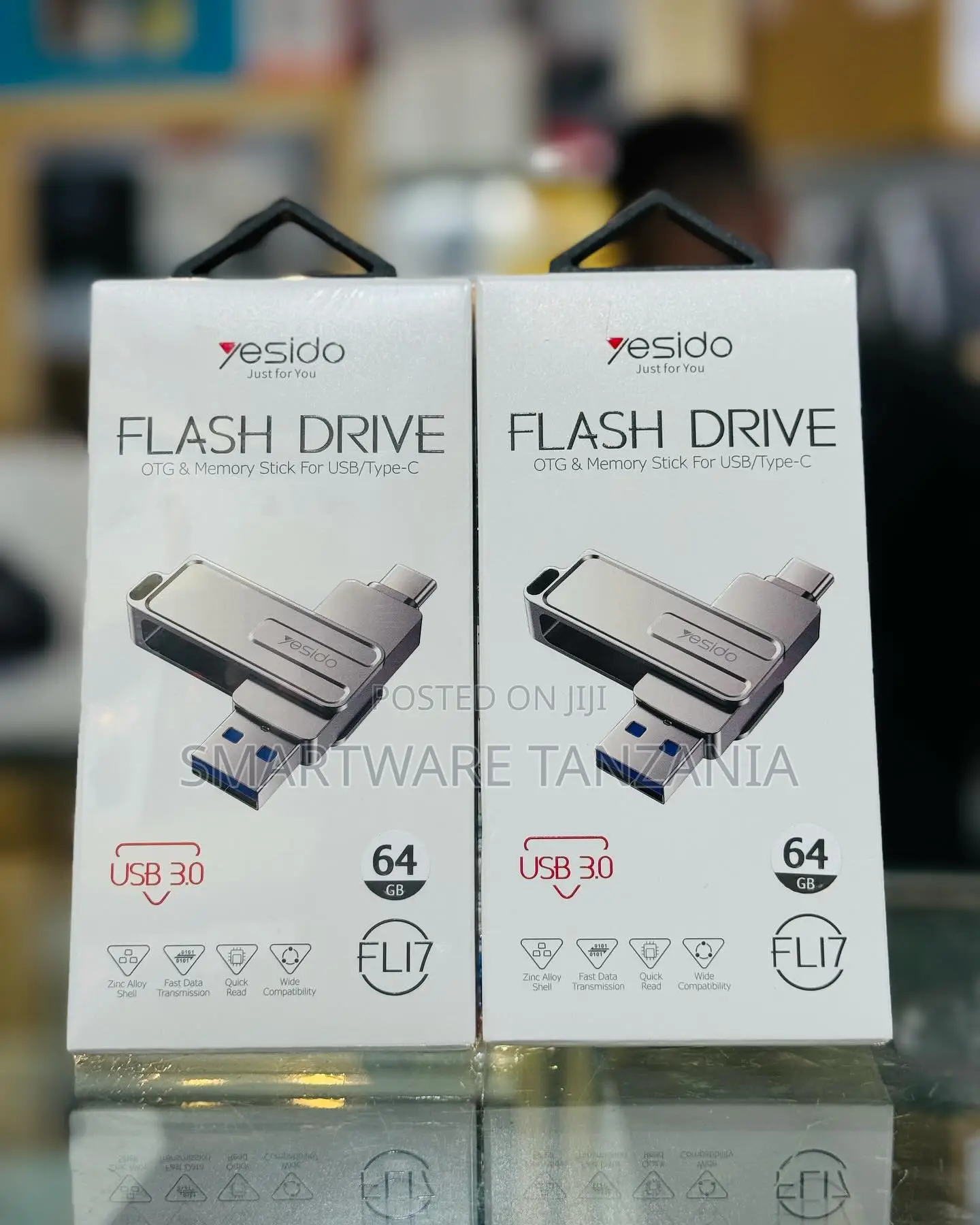 Yesido 64gb Usb 3.0 Flash Drive Otg Type-C Memory Stick Fl17