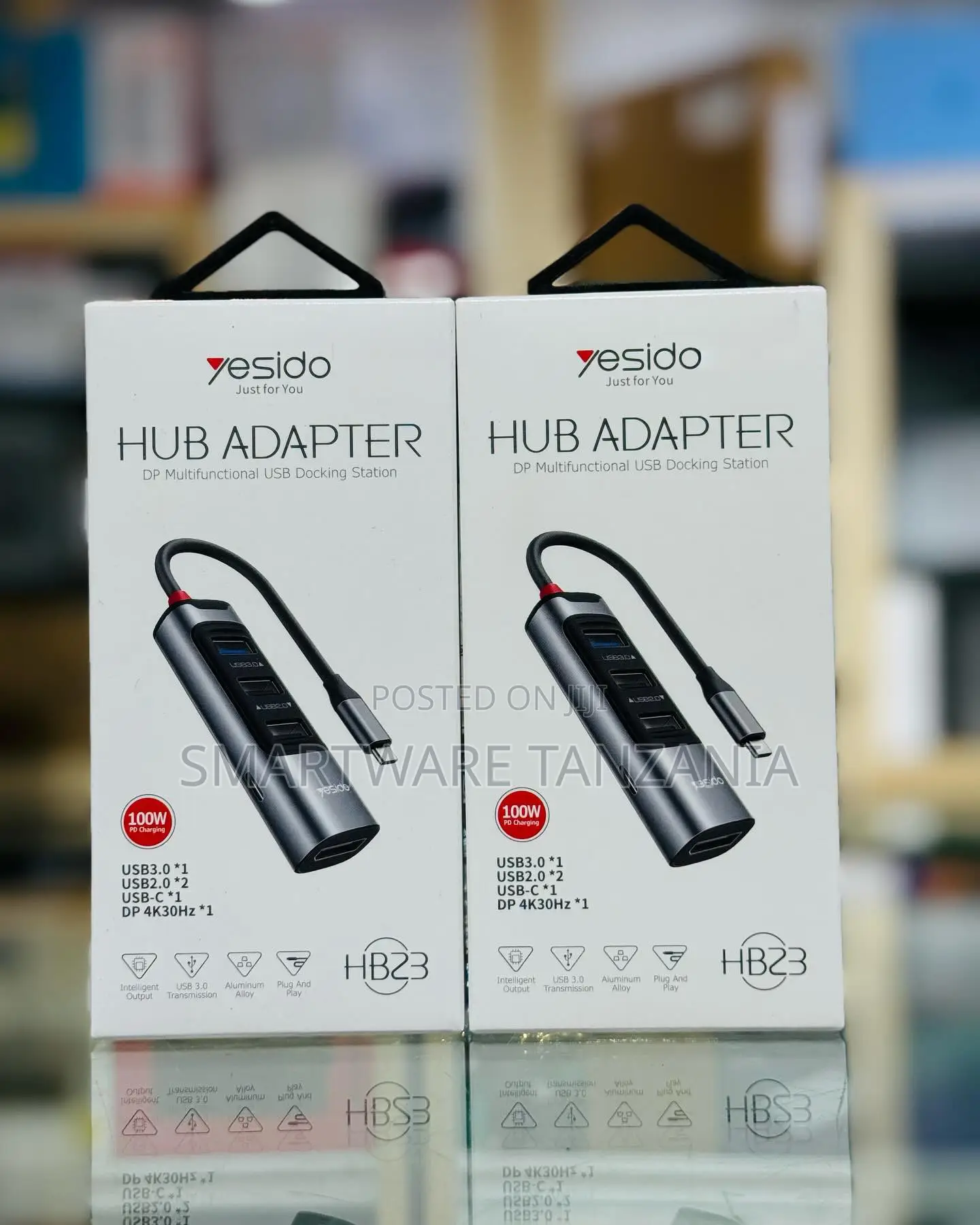 Yesido Usb-C Hub Adapter 100w Pd Dp Displayport Docking