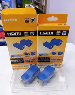 Hdmi Extender Over Cat5e Cat6 Cable Full Hd 1080p Rj45 60m Range