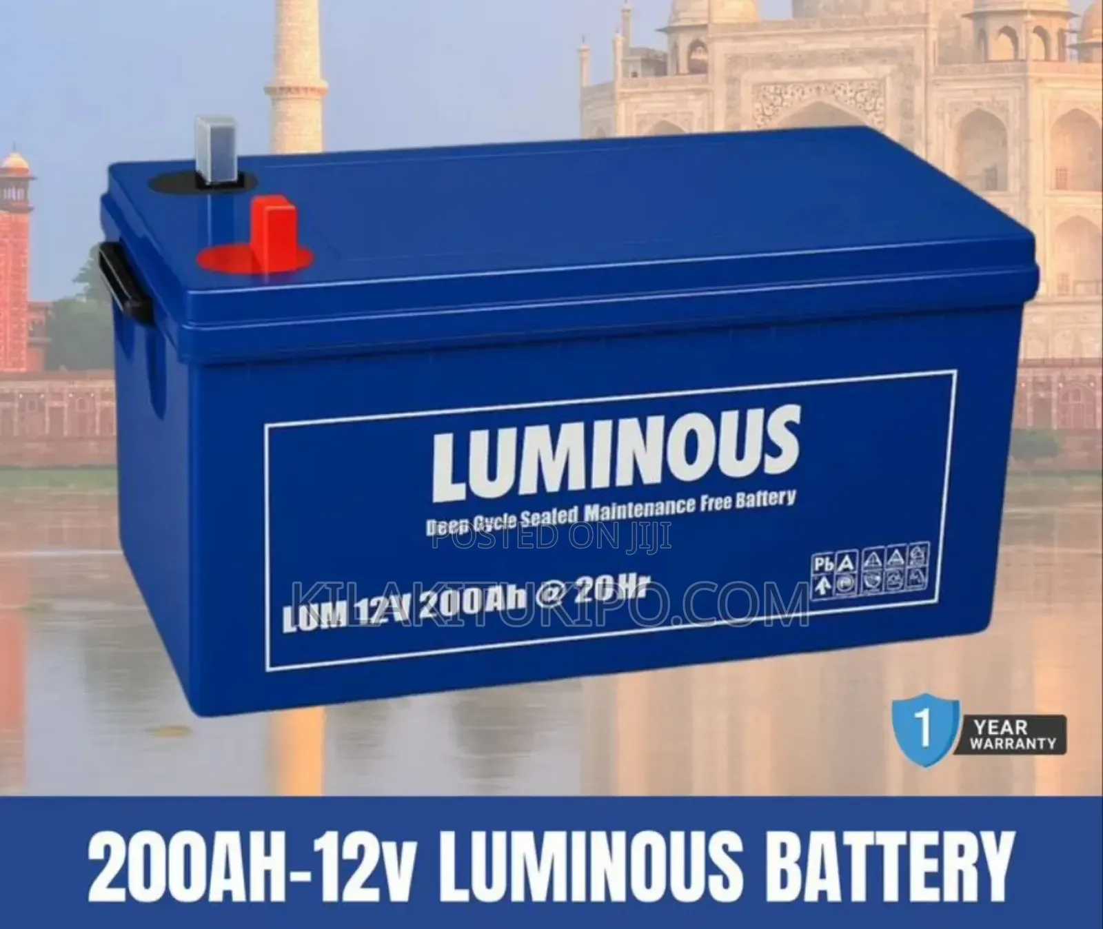 200ah,12v at 20hr Luminous Solar Battery