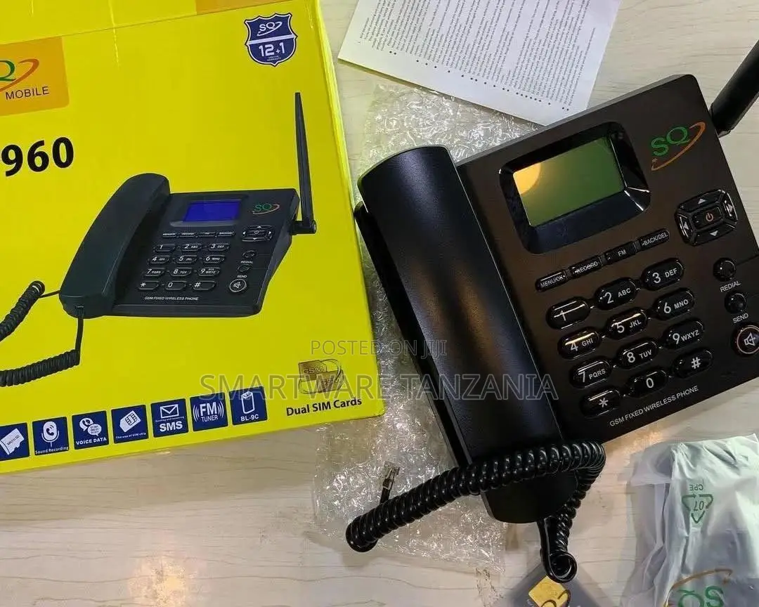 Sq Mobile Ls 960 GSM Wireless Phone With Fm Radio SMS Black