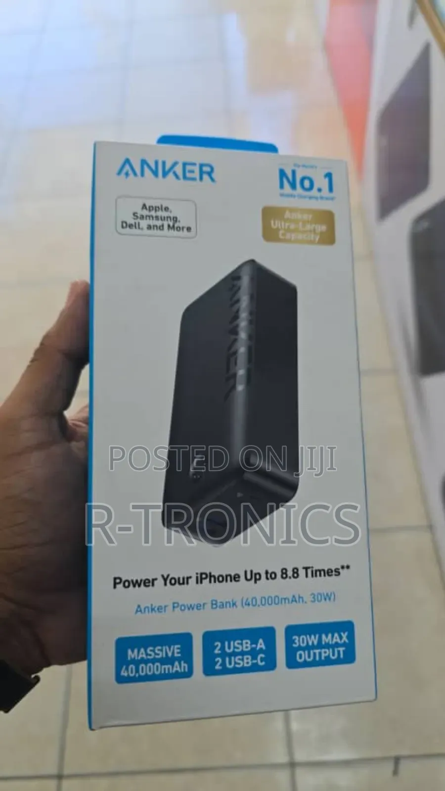 Anker Portable Charger, Power Bank, 40,000mah 30w Battery Pack