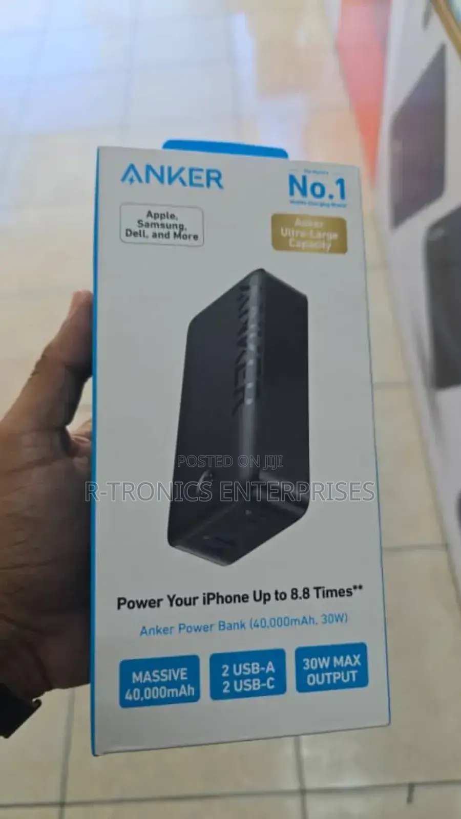 Anker Portable Charger, Power Bank, 40,000mah 30w Battery Pack