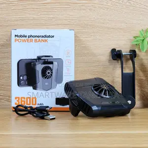 Phone Cooler Power Bank 3600mah Radiator Fan Portable Charger