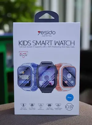 Yesido Kids Smart Watch Blue 1.83 Inch 4g Wifi LBS GPS 800mah