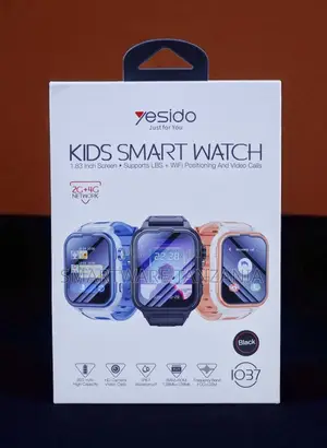 Yesido Kids Smart Watch Black 1.83 Screen 4g GPS Video Calls